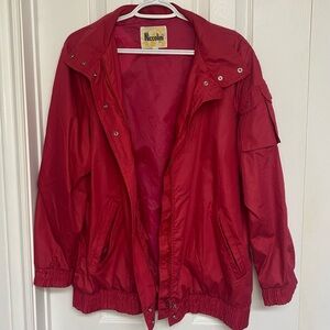 2/$30 Vintage Niccolini red bomber jacket (size 11/12)
